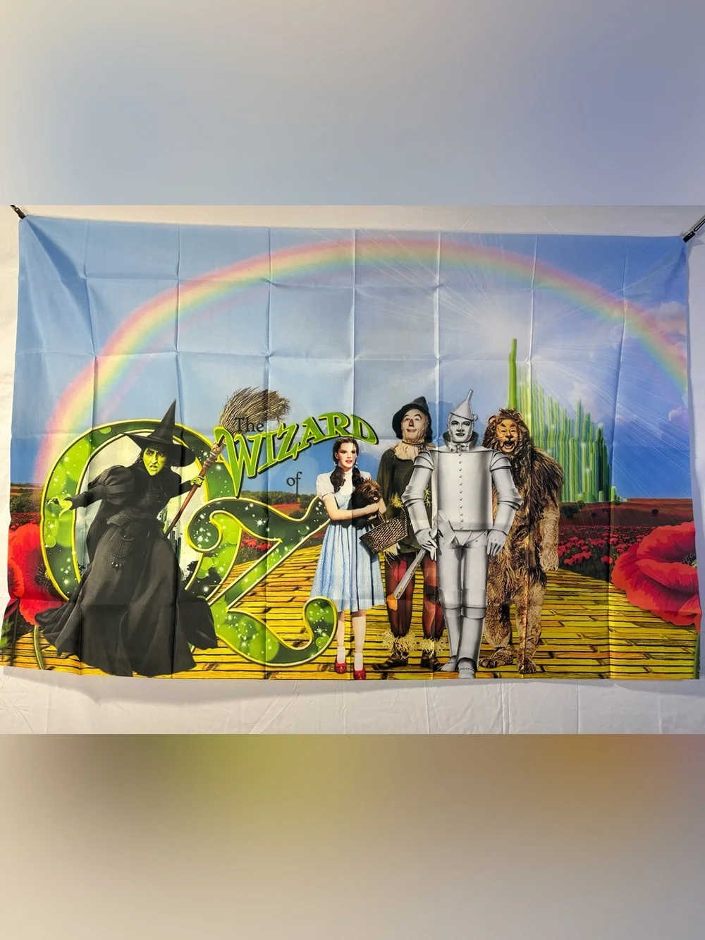 The Wizard Of Oz Birthday Backdrop Banner 5x3Ft.